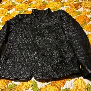 Maceoo gorgeous and soft black field leather jacket 2XL. Lambskin